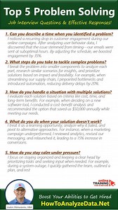 Top 5 PROBLEM-SOLVING Job Interview Questions & Effective Responses - part 3 | Online Training for Everyone