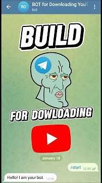 Build Telegram Bot For Downloading YouTube Video & Audio