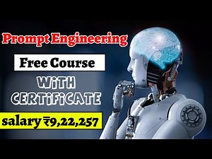 Prompt Engineering Course With Certificate Free | Prompt Engineering for Beginners | ChatGPT | AI