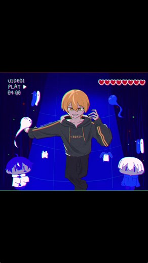 ゴーストアベニューのメイキング #こーく #不透明なイラスト #irastration #メイキング #イラスト