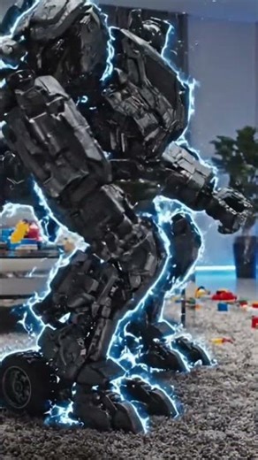 Transformasi Mainan Jadi Robot Raksasa! Cinematic 4K”