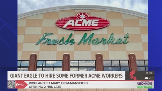 Giant Eagle working to hire some impacted employees after Acme Fresh Market store closed in Parma
