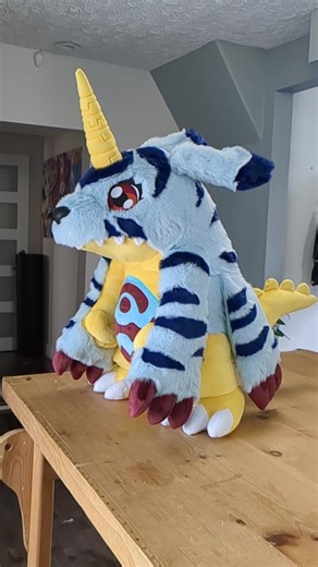Digimon Plush Making Project | Cute Gabumon Plushie Tutorial