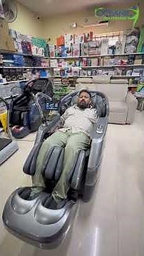 Oceanic Full Body Massage Chair – Zero Gravity, Heat Therapy & Air Compression | Coimbatore Demo