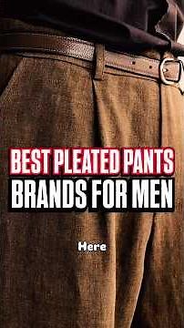 BEST PLEATED PANTS FOR MEN #menswear #mensfashion #shorts #fashion #tailoring #streetwear #style