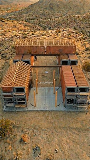 From Shipping Containers to a Luxury Home | Real Construction Timelapse 🏗️🏡 #containerhome #constructiontimelapse #realconstruction #modernhouse #buildingprocess | SurfaceFlow