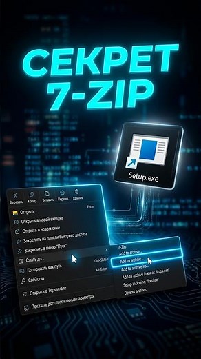 #Shorts Creating an INSTALLER using 7-Zip 🗄️ #windows #pc #lifehack