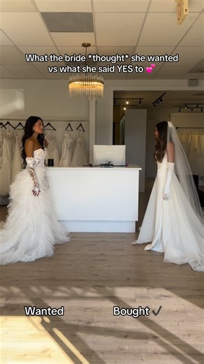 OML BRIDE | OML GIRL on Instagram: "Because the inspo could never 😙 your dress is only a tap away, oml babe ✨✨ #bridalfashion #bridalshop #weddingseason #weddingdress #tryonthedress #weddingdressinspo"