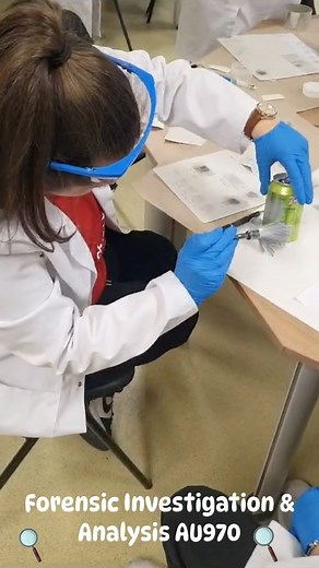 Forensic Investigation and Analysis students engage in lots of learning experiences. This includes simulated crime scenes with practicing forensic investigators, training in molecular biology techniques for the development of DNA profiles, the collection and chemical analysis of gunshot residue, learning how to test for toxins and illicit drugs, plus lots more. The degree includes work placement and was the first programme on the island of Ireland to be accredited by the Chartered Society of For