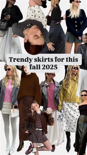 🩷 on Instagram: "⸻ 🍁 Fall 2025 Skirt Trends You’ll Want in Your Closet 👗✨ This season, skirts are stealing the spotlight — from timeless classics to playful statements. Here are the must-have styles making waves right now: ➤ Pencil skirts (sleek & powerful) ➤ Plaid skirts (the preppy essential) ➤ Lace & silk skirts (romantic chic) ➤ Preppy mini skirts (school-girl vibe reimagined) ➤ Polka dot skirts (retro meets modern) ➤ Lace minis (feminine with an edge) ➤ Balloon long skirts (dramatic & bo