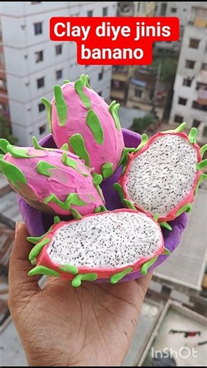 DIY idea 💕 How to make easily craft with Super clay #trend​ #shots​ #painting​ #painting​ #clayart