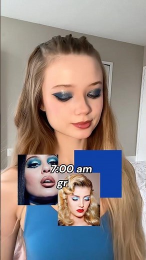 70s makeup at 7:00am #grwm #70s #makeuptransition #makeuptrends