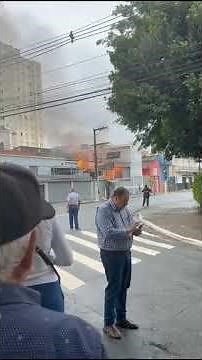 CCB - Freguesia do Ó - São Paulo ( Fogo na área externa da Lavanderia. )