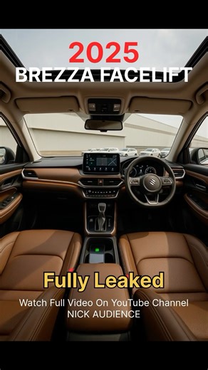 2025 brezza facelift leaked - watch full video on my youtube channel NICK AUDIENCE #brezza #shorts