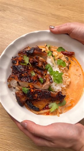 Marion's Kitchen on Instagram: "Red Curry Brothy rice 🍛🔥 When life gets busy (school drop-offs, meetings, all the things), keep dinner simple but still ridiculously delicious. This brothy red curry rice is warm, slurpy, flavour-loaded comfort in one bowl. The Thai Red Curry Kit does the hard work so you don’t have to. Full recipe is in our Link in Bio😌🔥"