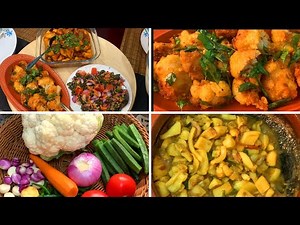 Cuttle fish curry | okra salad | cauliflower fry | shara lifestyle | cuttle fish gravy