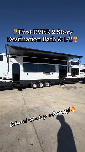 1.9K reactions · 247 shares | 2 Story Bath & 1/2 Destination!  #rv #2story #camper #destination #travel #parkmodel #tinyhomeonwheels #reels #salem #forestriver #reels #shorts #foryou #fulltime #fulltimerv #familytravel #wildwood #44views | Tony T Rv Tumminello | Facebook