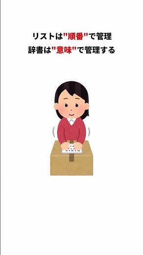 Pythonの辞書とリストを一瞬で理解する