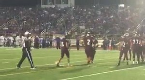 Eagles Soar!!!! The Battle of Conway sponsored by Audi San Juan.... After a fumble by Mission Veterans, the Eagles score on run and get two-point conversion to tied game at 14-14 with 7:40 left to play in third. Share and see video! | High School Sports Magazine