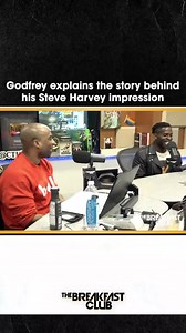 Baby Steve Harvey is hilarious 👶🏾🤣 Full @comediangodfrey interview is up now on YouTube! | Breakfast Club