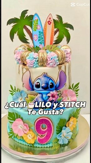 🌺 Pasteles de Lilo & Stitch que Amarás Increíbles y Tiernos: Ideas para Fiesta Tropical 🎂🌊 ✨