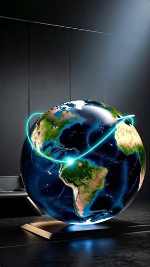 Why planes don’t fly in straight lines ✈️