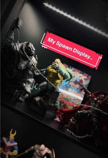 Hardest Spawn Display? Jk I’m cooking though with this one 🔥 #figtok #spawn #cygor #overtkill #mcfarlane