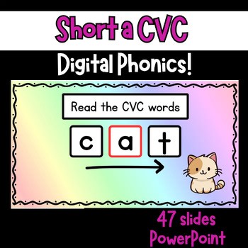 Short a phonics PowerPoint Slides CVC Word practice