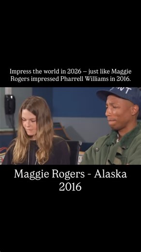 poptipset | In 2016, while still a student at NYU, Maggie Rogers played her song Alaska during a masterclass with Pharrell Williams. As the song... | Instagram