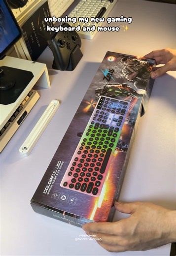 Unboxing My New Gaming Keyboard and Mouse