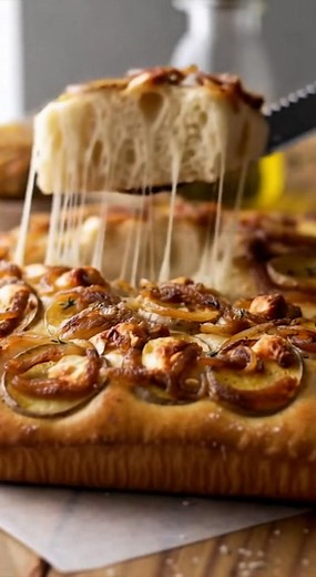 How to make this recipe: Caramelized Onion and Potato Focaccia...