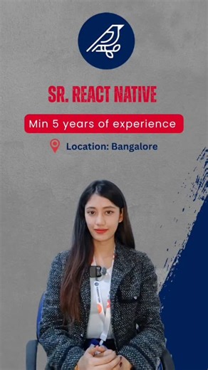 Sendrang on Instagram: "📢 We’re Hiring – Senior React Native Developer 💻📱 🏢 Industry: IT 📍 Location: Bangalore 💼 Experience: Minimum 5 Years in related field 💰 Salary: Negotiable based on experience Key Responsibilities • Develop, maintain, and manage mobile applications • Mentor and guide junior developers Required Skills • JavaScript & TypeScript • React Native & React Hooks • REST API integration Preferred Skills • Understanding of Swift, Objective-C, or Kotlin • Testing frameworks: JE