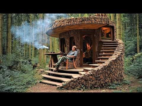 How to Build a Warm Underground Shelter: 7 Days Solo Survival and Mud Construction