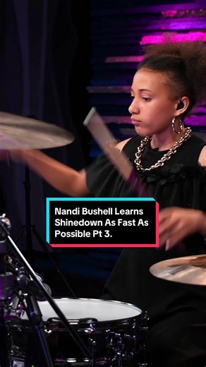 Nandi Bushell Learns Shinedown Drumming | Drum Cover Pt 3