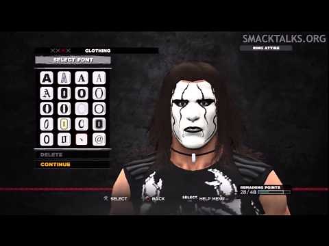 WWE '13 Sting CAW Formula By z7collins