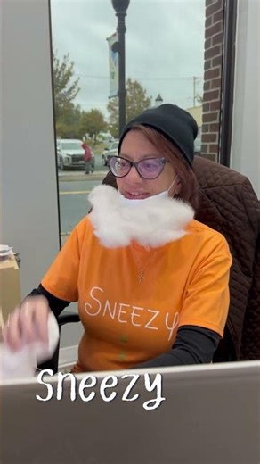 Snow White & The Seven Dwarves in The Office for Halloween