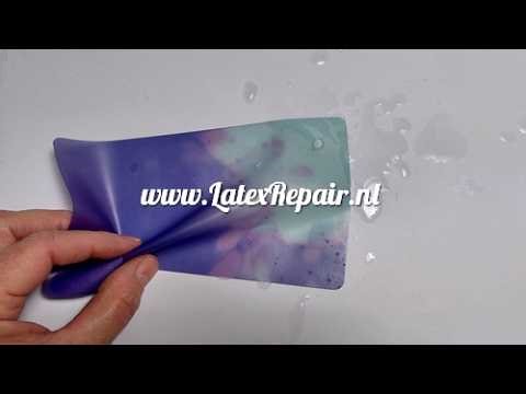 Mind-Blowing color change latex rubber sheet!
