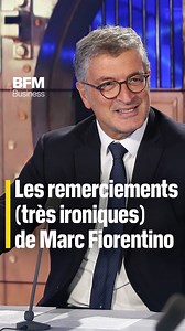 Les remerciements (ironiques) de Marc Fiorentino pour 2025 🤭 Pour son dernier débrief de l'année, notre éditorialiste a souhaité faire son mea culpa et remercier quelques unes de ses cibles favorites : Christine Lagarde, Emmanuel Macron, les députés… À moins que… 💬 Marc Fiorentino, gérant associé d'Euroland | BFM Business