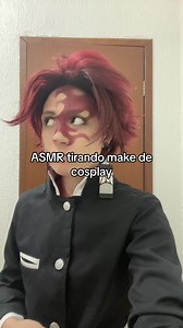 ASMR Cosplay: Tanjiro Oni Makeup Tutorial