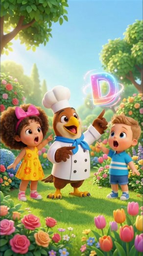 Can you shape the Letter D? 🐥 Human Alphabet Challenge! ✨ #Shorts #ABC