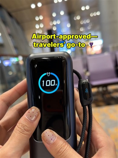 Smart Screen Power Bank for Group Travel