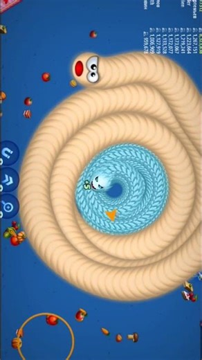 🐍🔥 warms zone.io magic gameplay||😱Big snake kill me😭No alive #viral #snake game