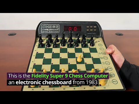 FIDELITY SUPER 9 Chess Challenger Electronic Chess Computer