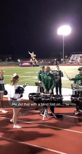 Blindfolded Drummers Showcase Impressive Skills