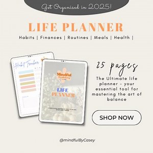 Printable Life Planner |to Do List| Daily Weekly Monthly Planner| Habit Tracker | Meal Planner | Routine Tracker | Editable Canva Template - Etsy