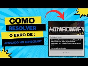 Como Resolver Erro Afogado no Minecraft Bedrock