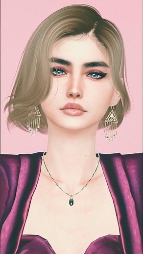 Natalie Becker || Creating a female character #sims4 #thesims4 #sims4cc