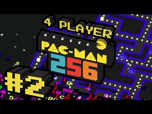 Pac-Man 256 - #2 - Power Pellets (4 Player Gameplay)