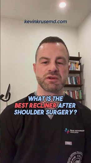 What Is The Best Recliner After Shoulder Surgery #shouldersurgery #shoulderrecovery
