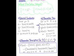 Flux Integral (Example)